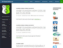 Tablet Screenshot of chemie-dohna.de